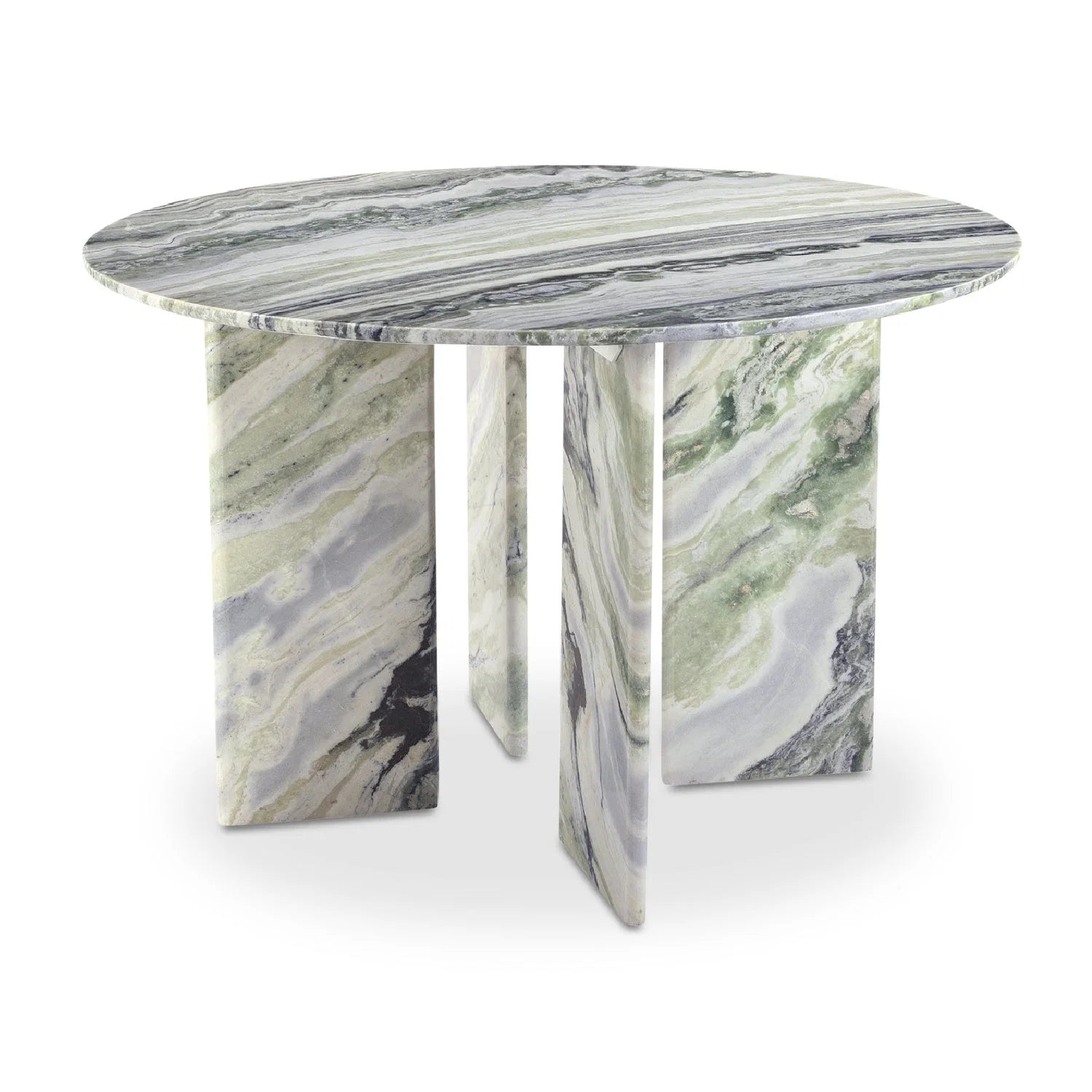 Luxury Green Onyx Marble Dining Table Modern Italian Style for Villa