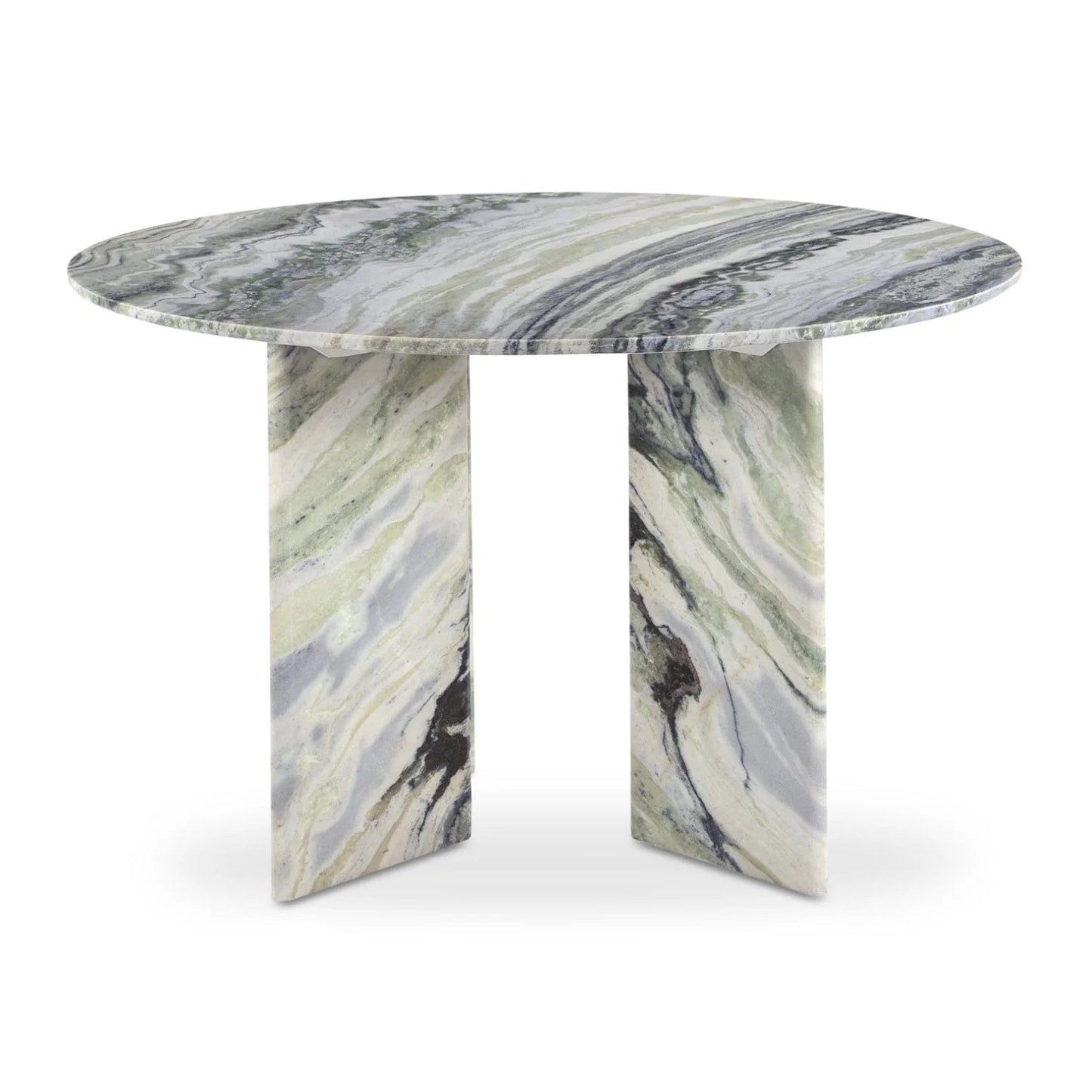 Luxury Green Onyx Marble Dining Table Modern Italian Style for Villa
