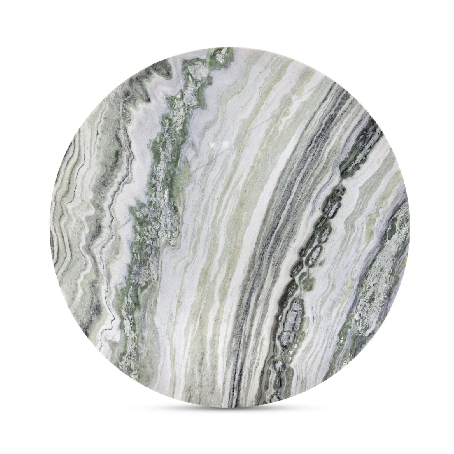Luxury Green Onyx Marble Dining Table Modern Italian Style for Villa