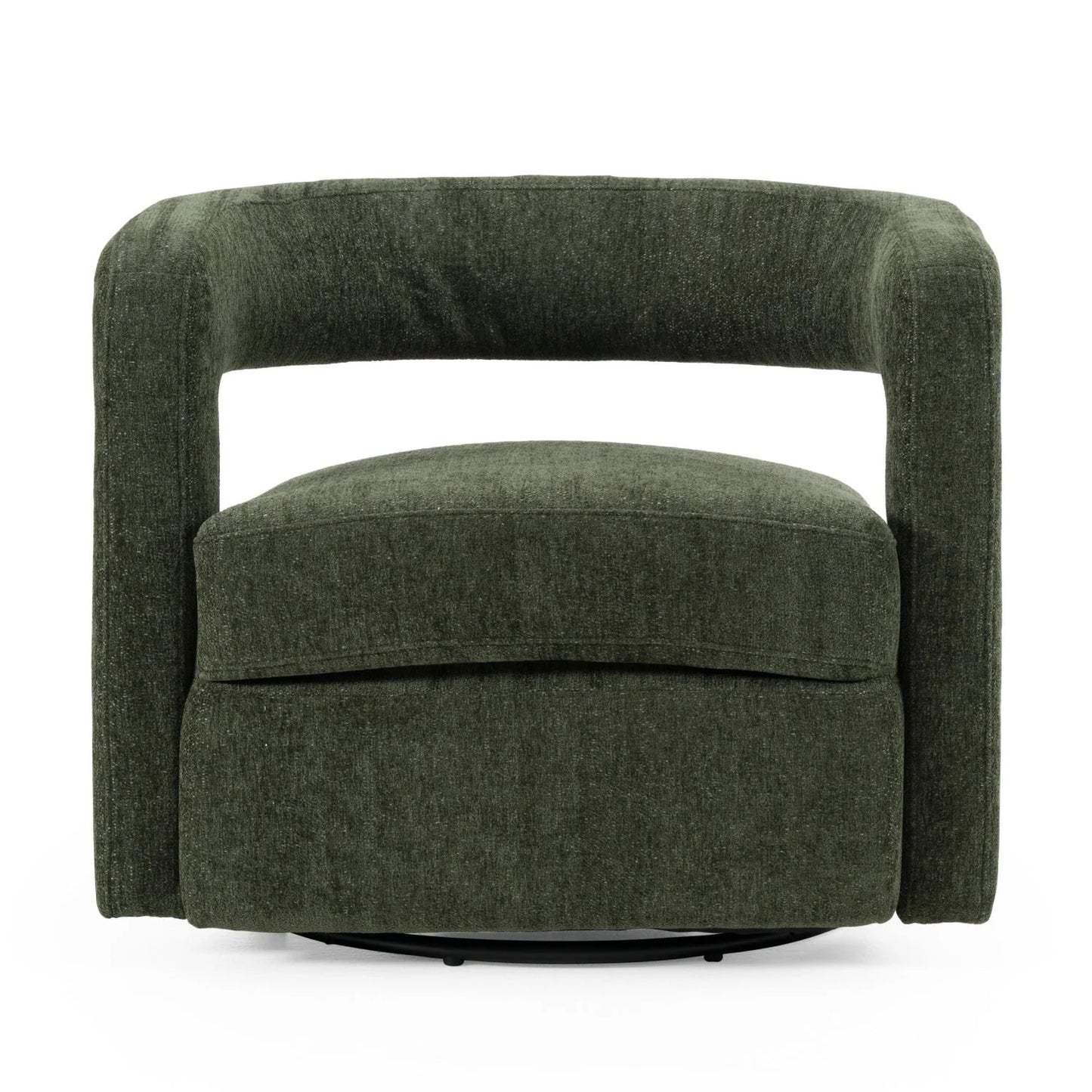 Luxury Green Swivel Lounge Chair European Style for Villa
