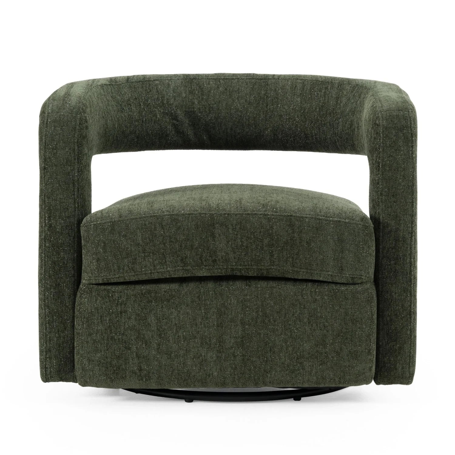 Luxury Green Swivel Lounge Chair European Style for Villa