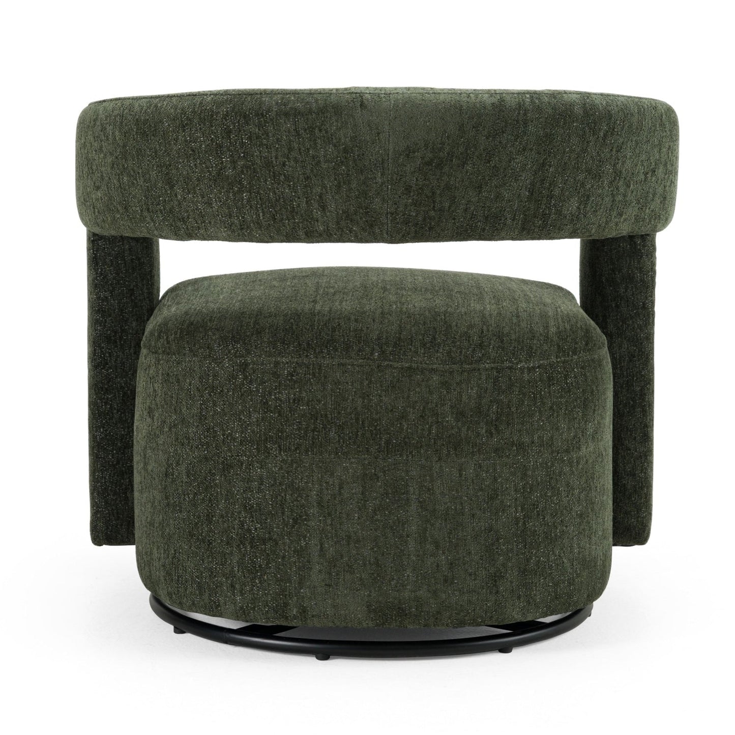 Luxury Green Swivel Lounge Chair European Style for Villa