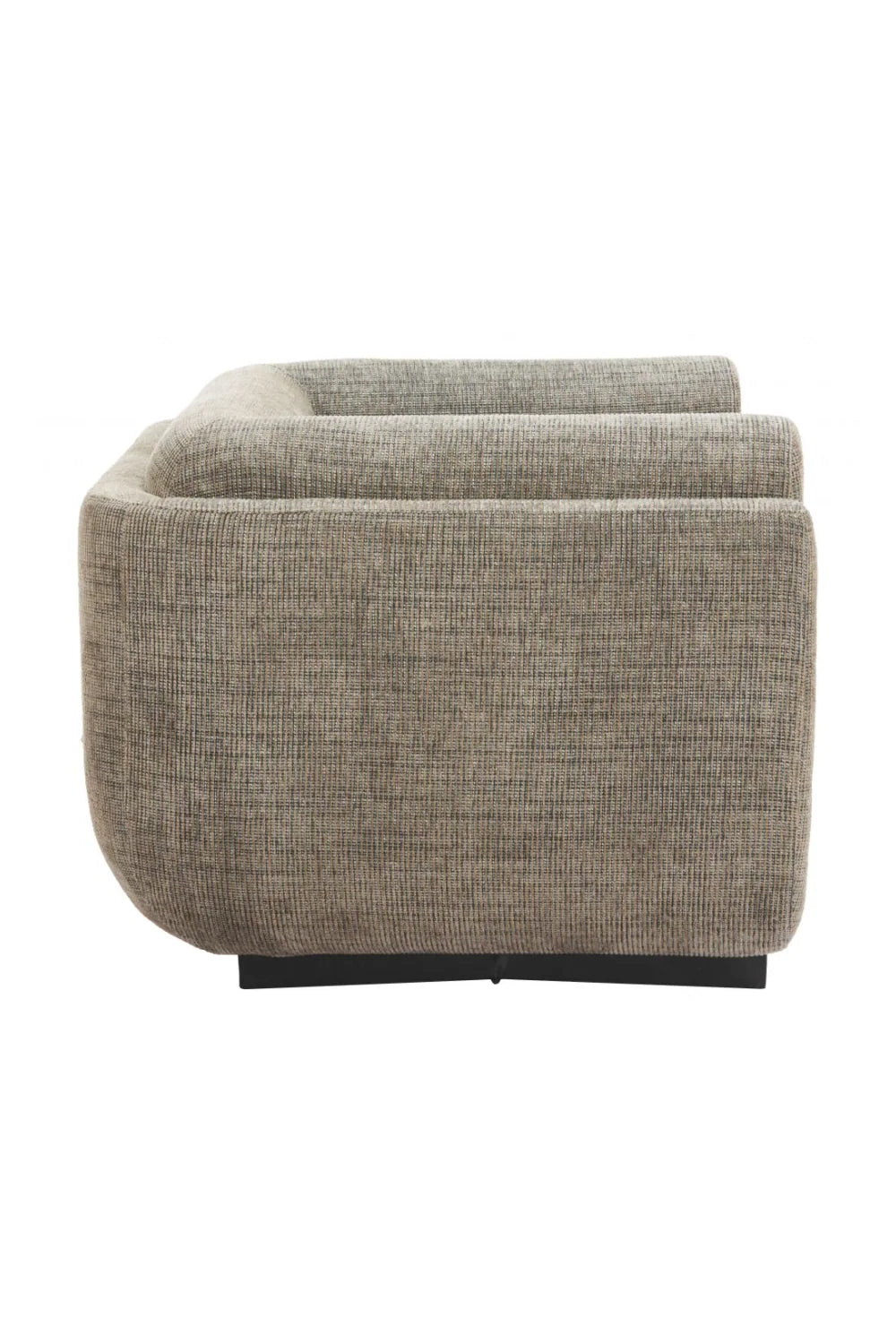 Luxury Green Tweed Fabric Accent Chair Modern Italian Style for Villa