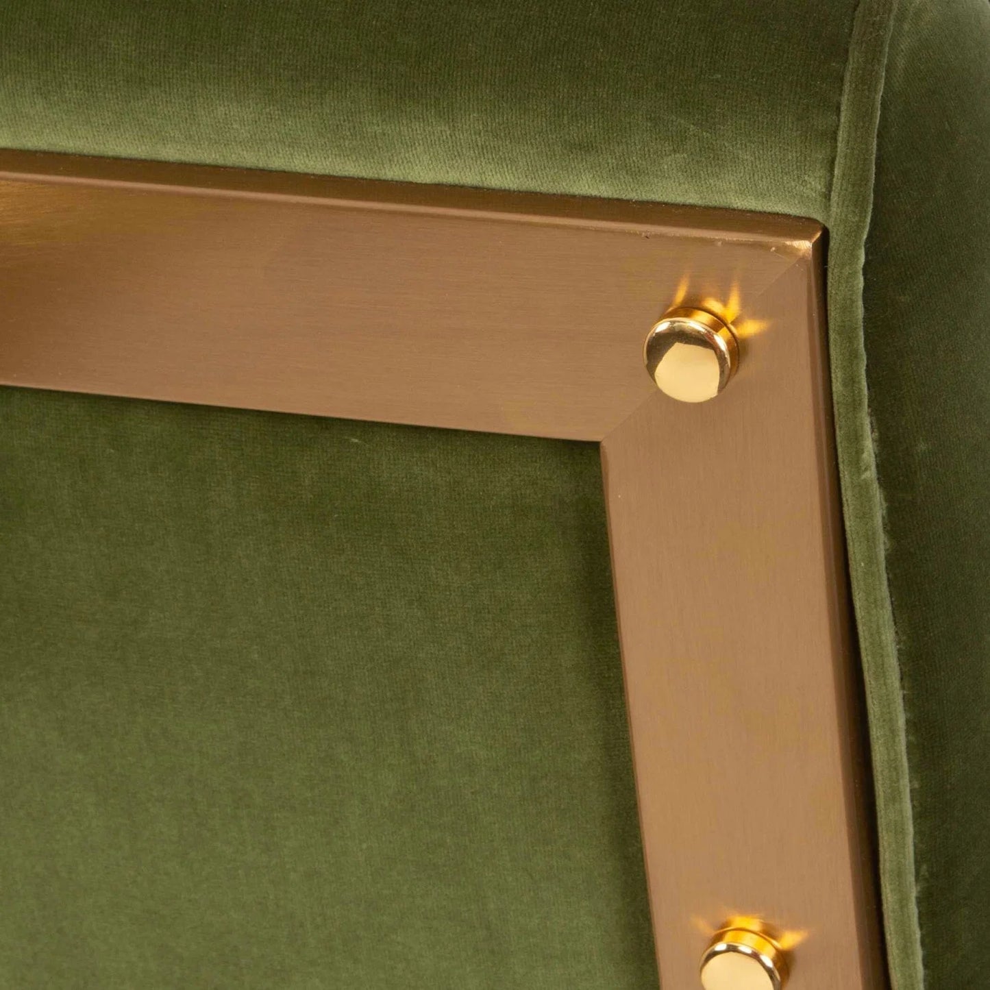 Luxury Green Velvet Accent Chair European Style for Villa