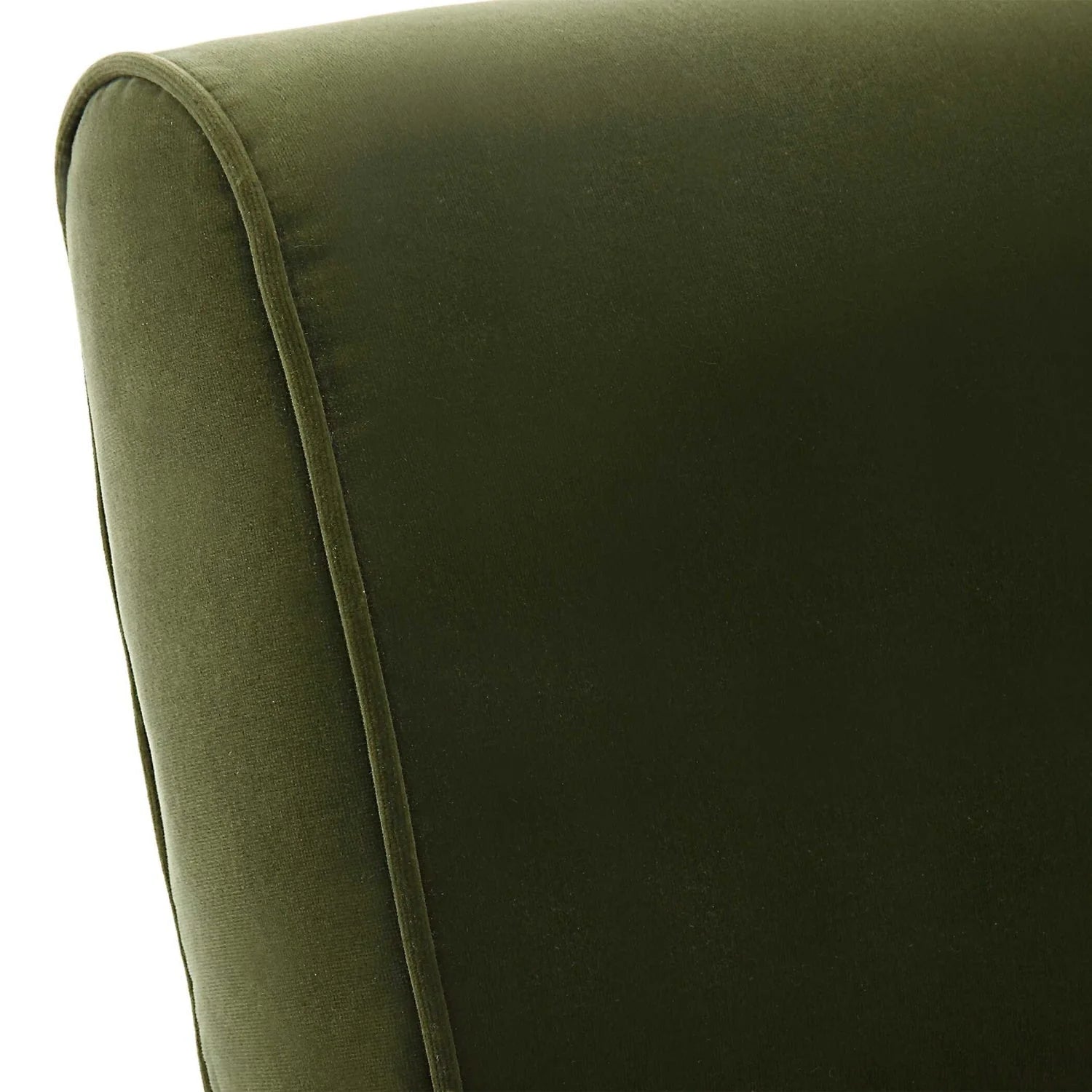 Luxury Green Velvet Accent Chair European Style for Villa