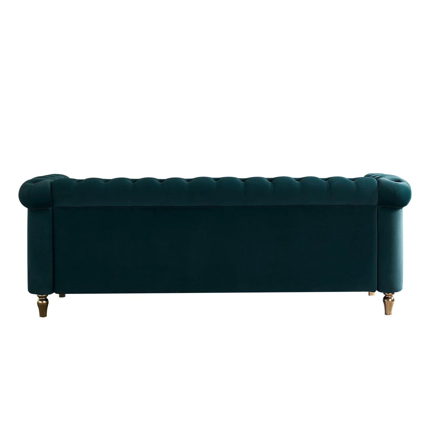 Luxury Green Velvet Chesterfield Sofa Modern Italian Style for Villa