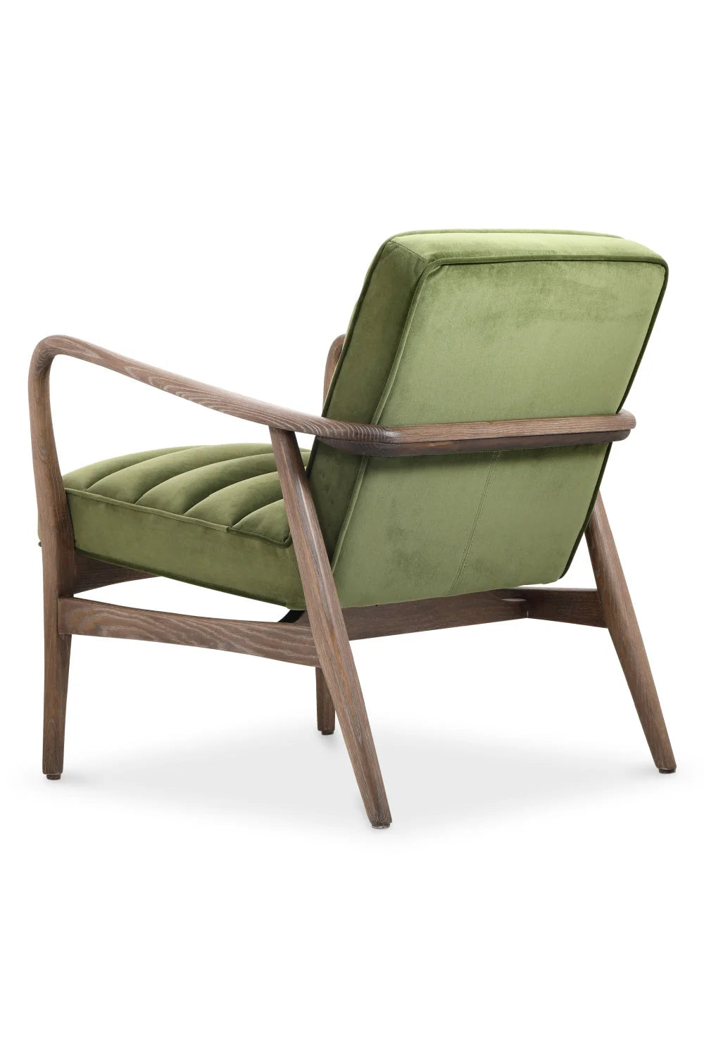 Luxury Green Velvet Tufted Accent Chair European Style for Villa