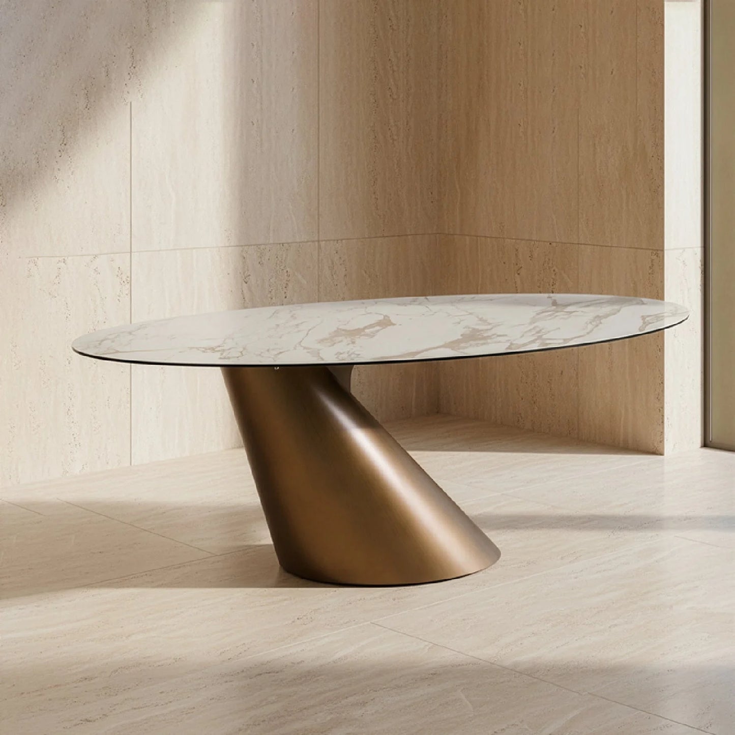 Luxury Gresham Ceramic Dining Table Modern Italian Style for Villa