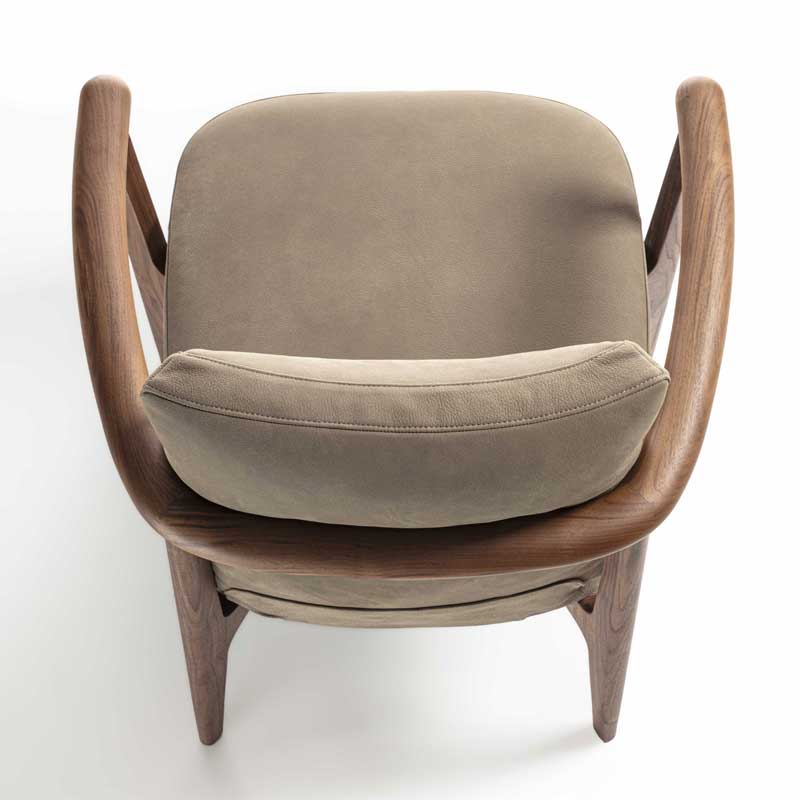 Luxury Greta Armchair Modern Italian Style for Villa