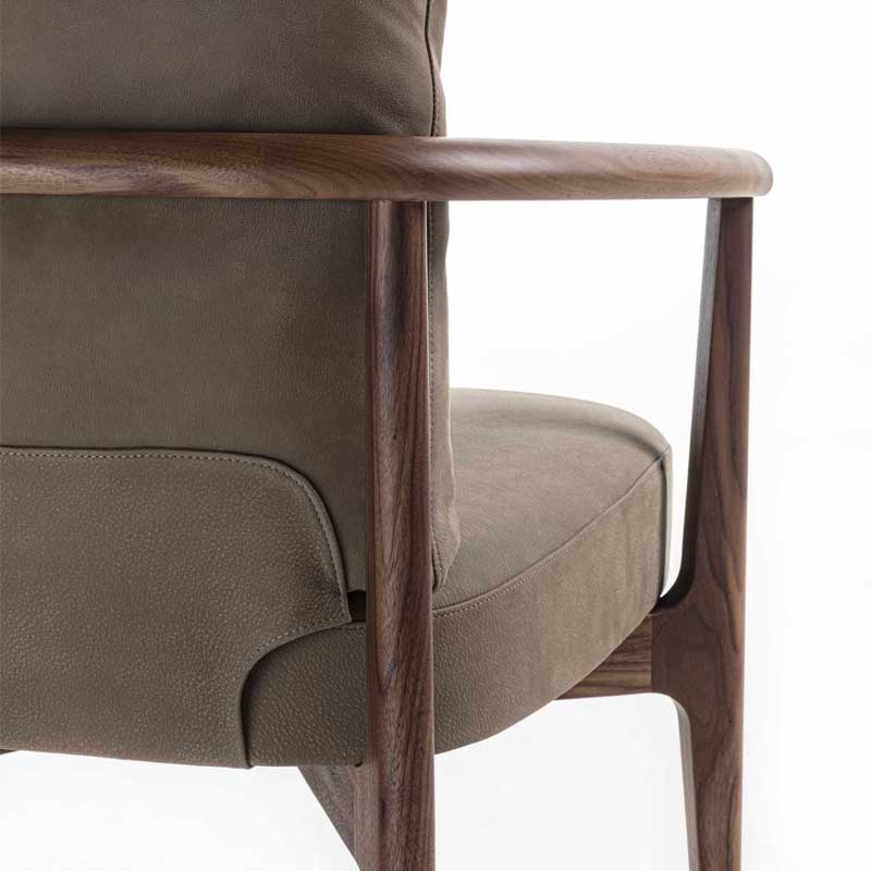 Luxury Greta Armchair Modern Italian Style for Villa
