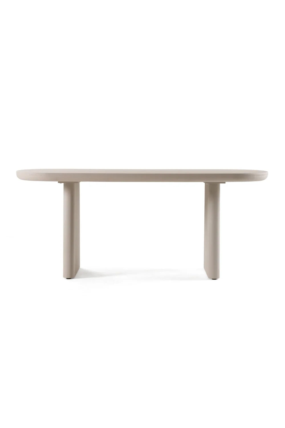 Luxury Grey Cement Coffee Table Modern Italian Style for Villa
