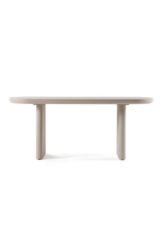 Luxury Grey Cement Coffee Table Modern Italian Style for Villa