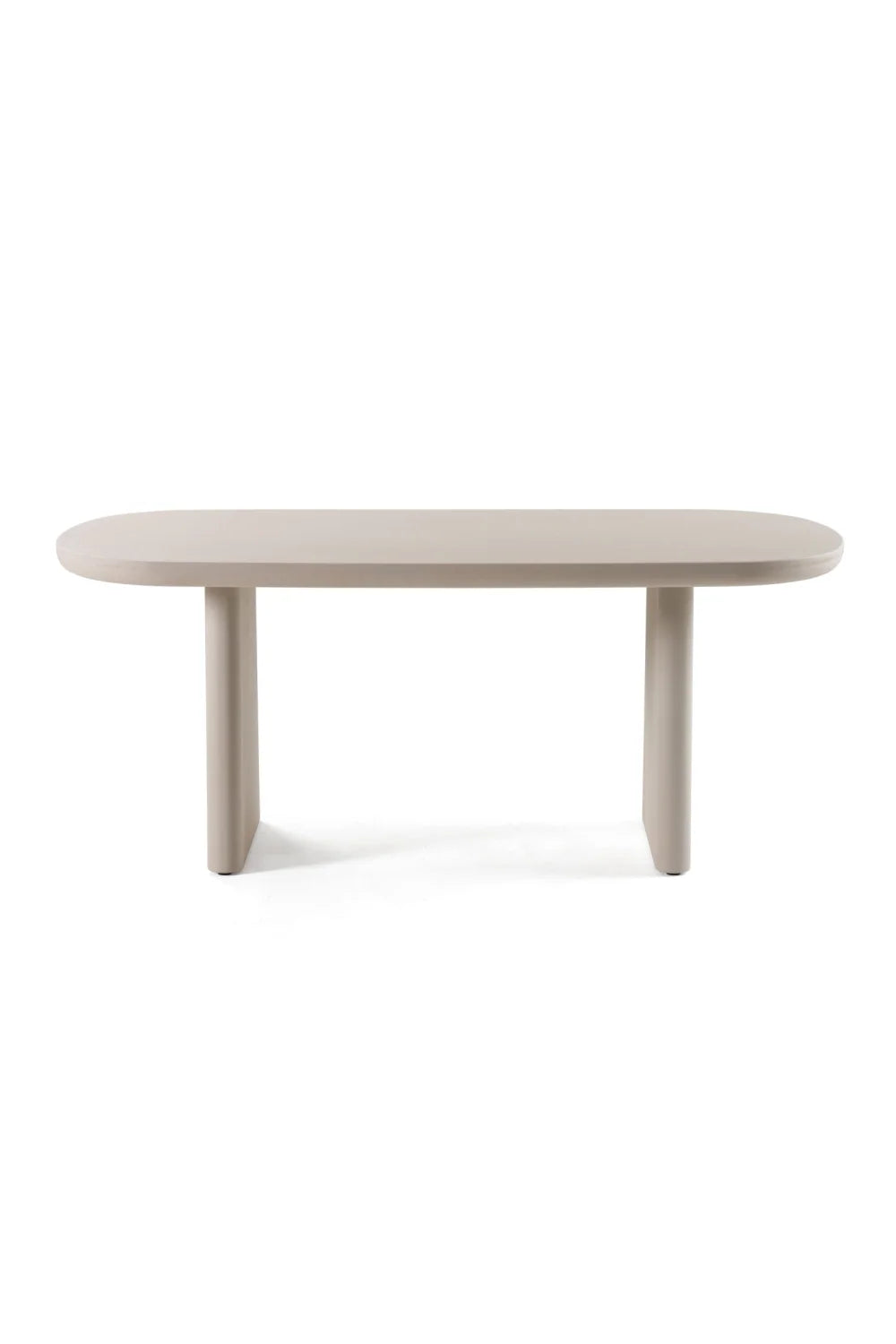 Luxury Grey Cement Coffee Table Modern Italian Style for Villa