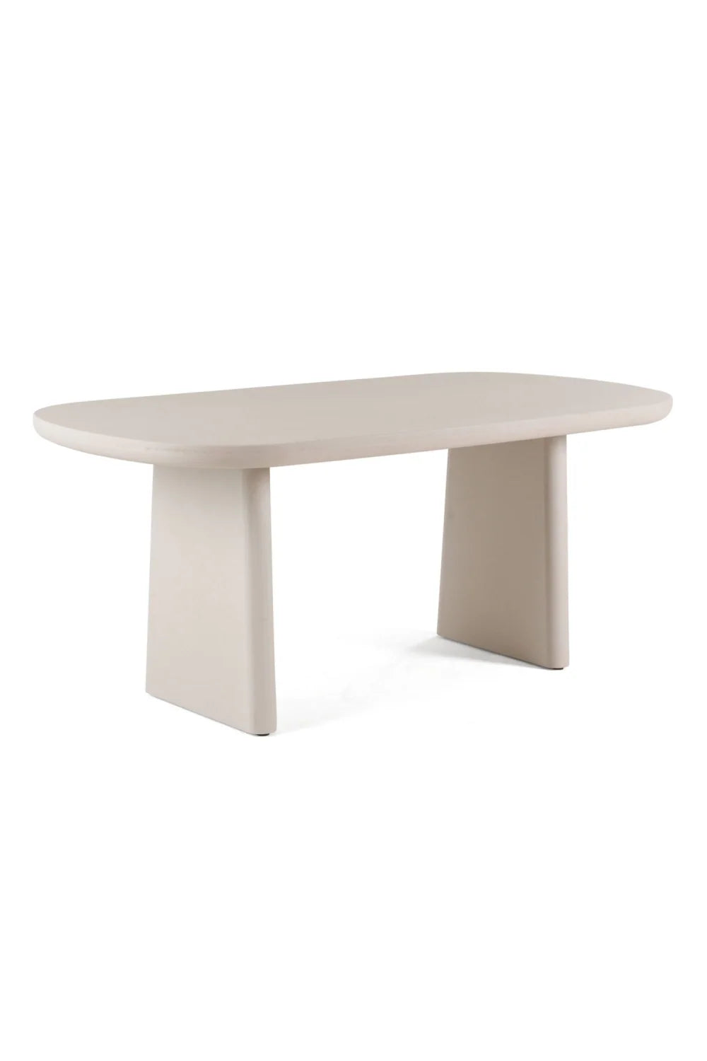 Luxury Grey Cement Coffee Table Modern Italian Style for Villa
