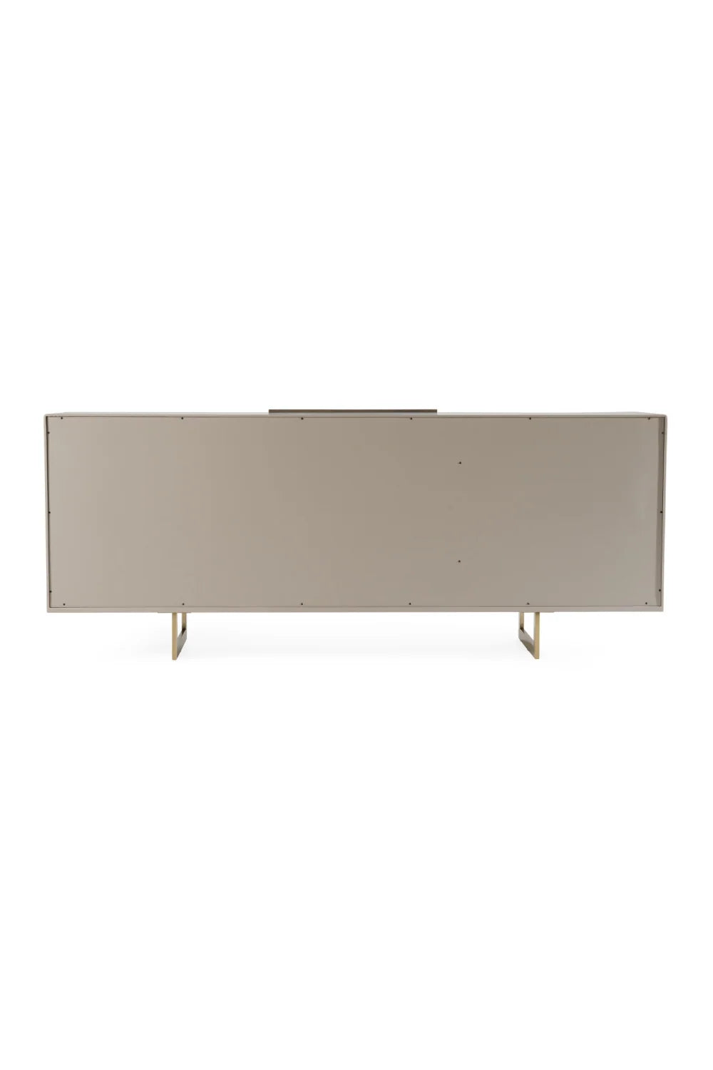 Luxury Grey Wooden 3-Door Sideboard European Style for Villa