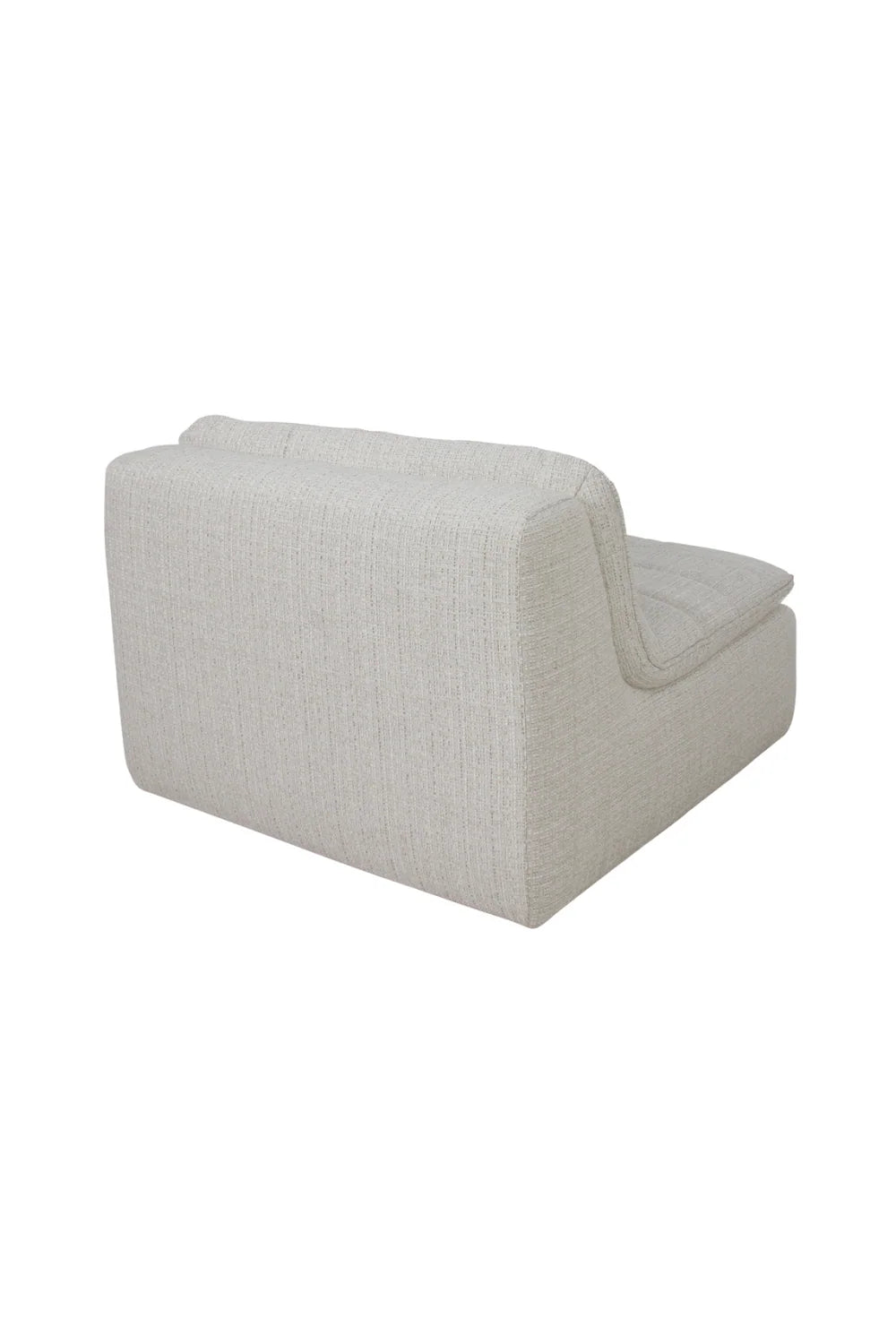 Luxury Grid Channeled Accent Chair European Style for Villa