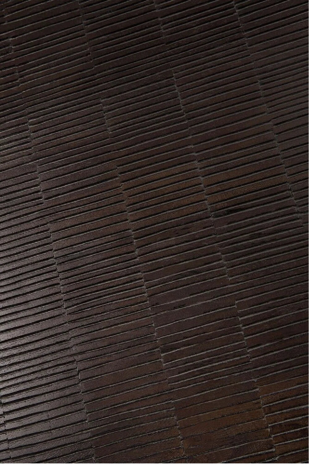 Luxury Grooves Wooden Coffee Table Modern Italian Style for Villa