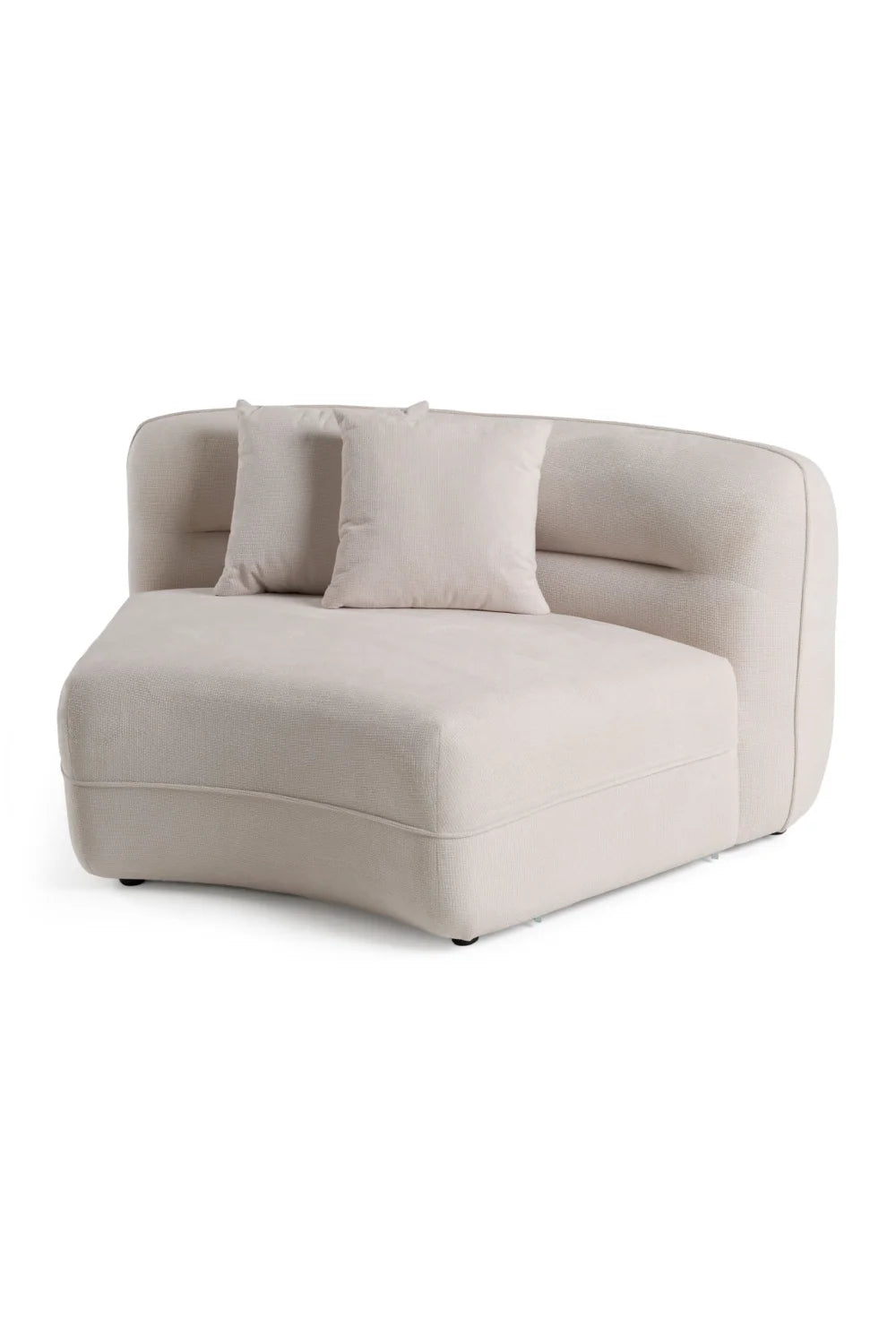 Luxury Gypsy Curved Fabric Sectional Sofa Modern Italian Style for Villa