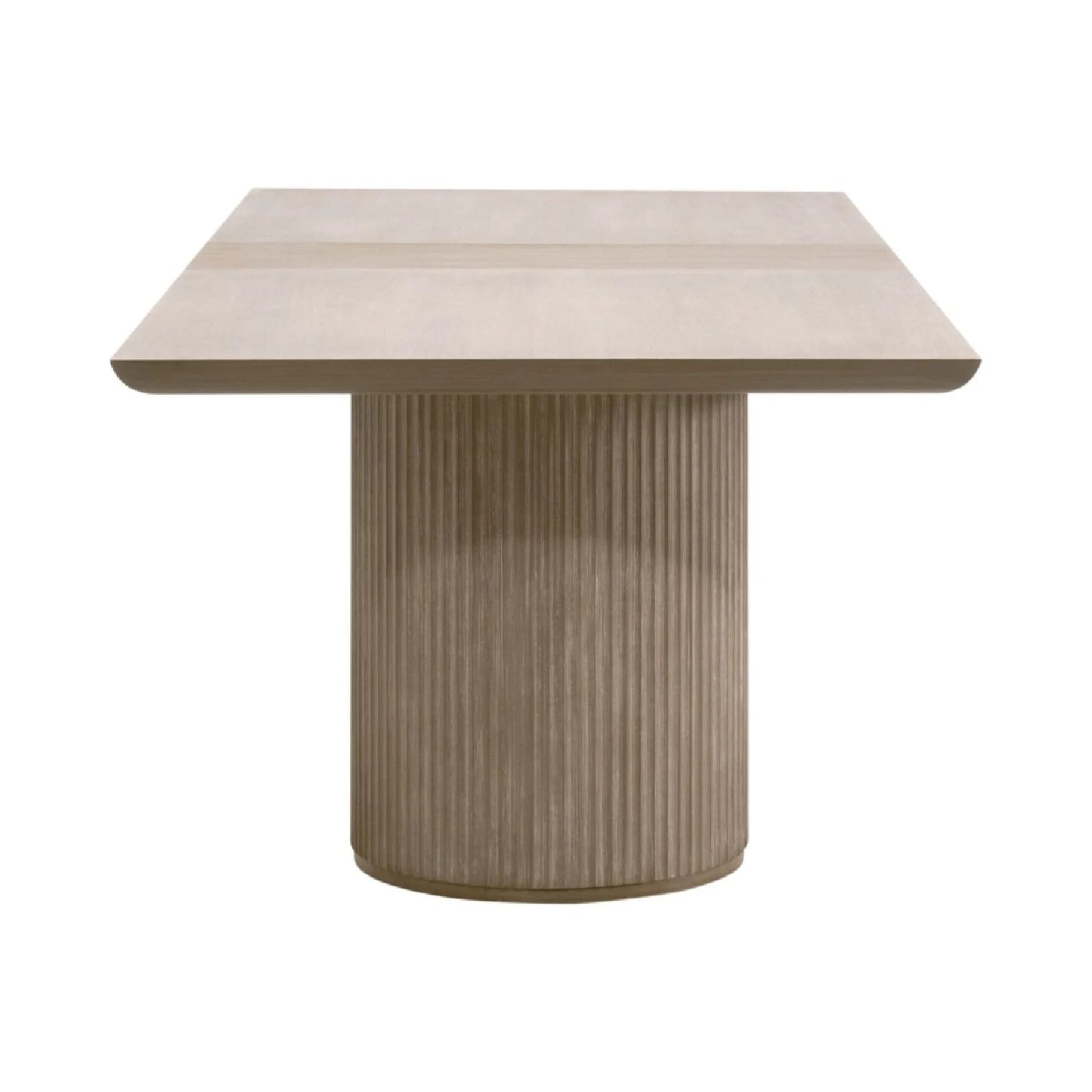 Luxury Halloway Gray Acacia Extendable Dining Table Modern Italian Style for Villa