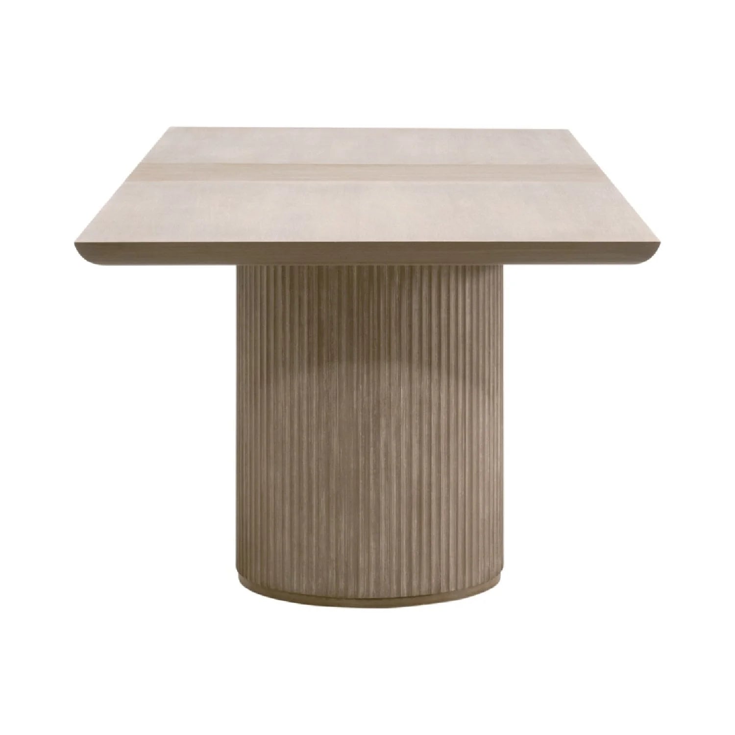 Luxury Halloway Gray Acacia Extendable Dining Table Modern Italian Style for Villa