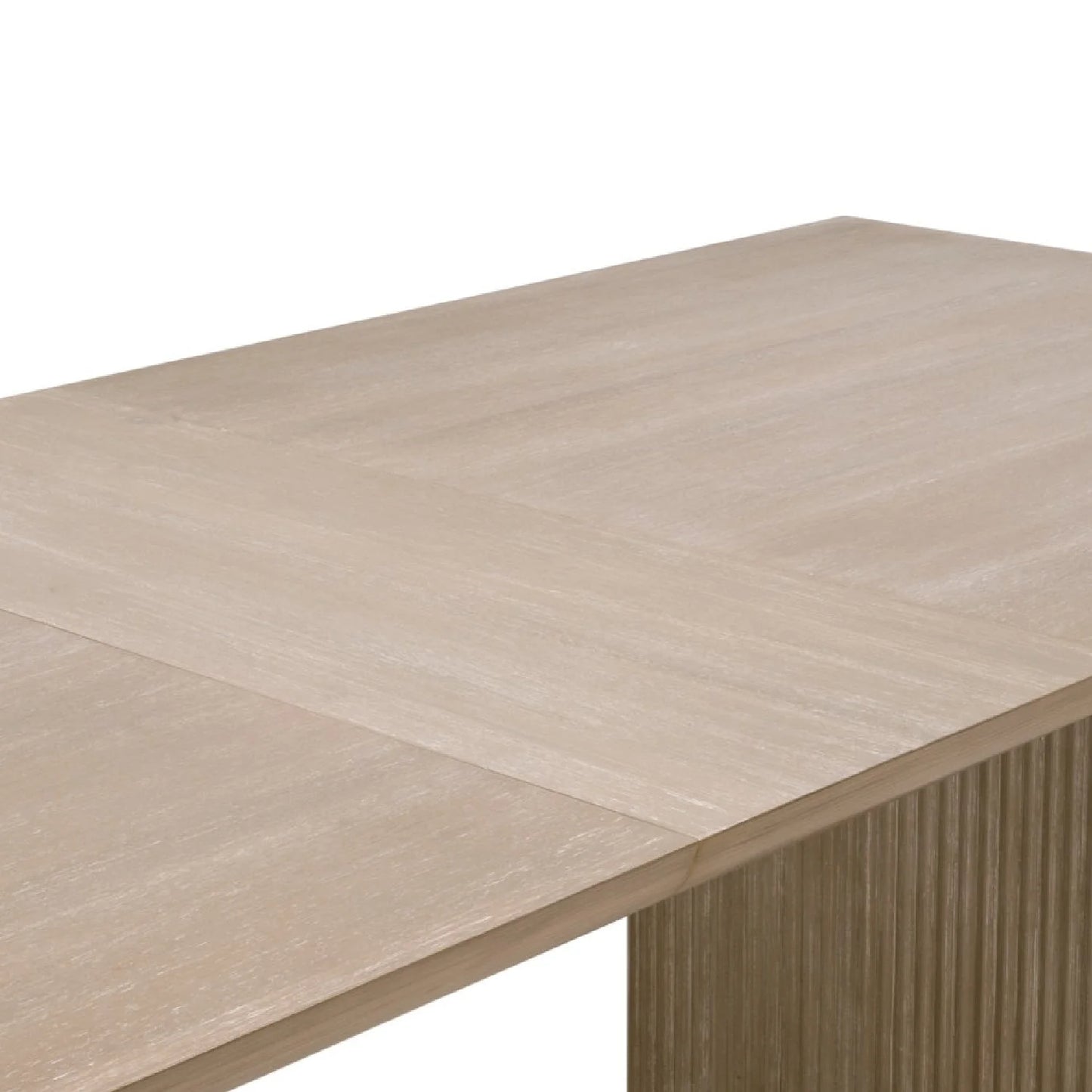 Luxury Halloway Gray Acacia Extendable Dining Table Modern Italian Style for Villa