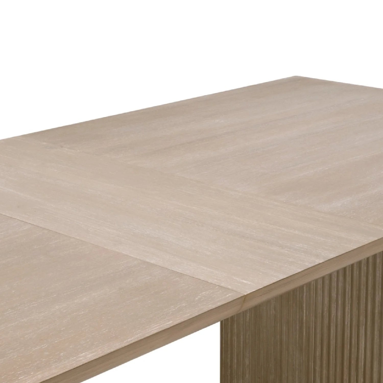 Luxury Halloway Gray Acacia Extendable Dining Table Modern Italian Style for Villa