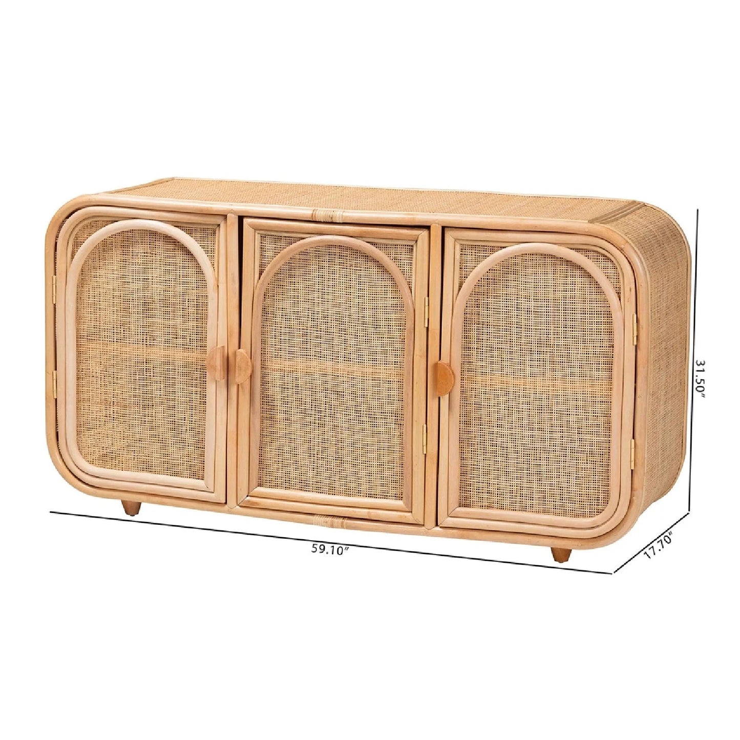 Luxury Handcrafted Modern Wood Cabinet European Style for Villa