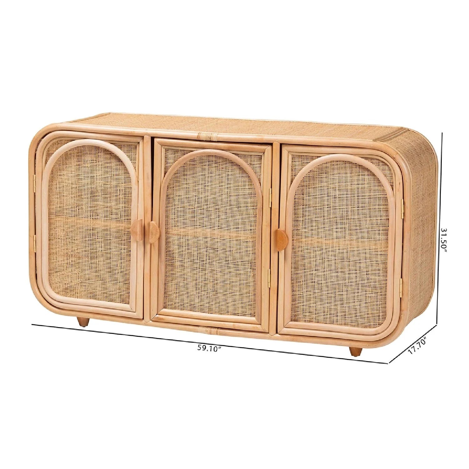 Luxury Handcrafted Modern Wood Cabinet European Style for Villa