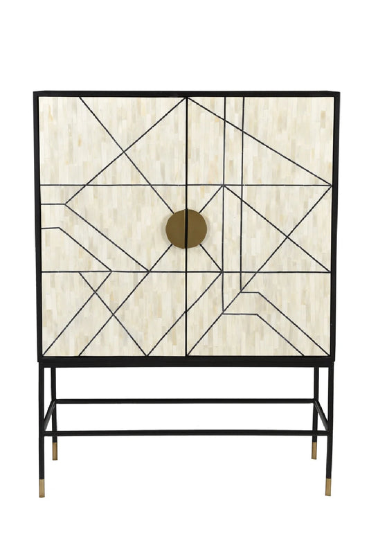 Luxury Handcrafted Modern Wood Cabinet European Style for Villa