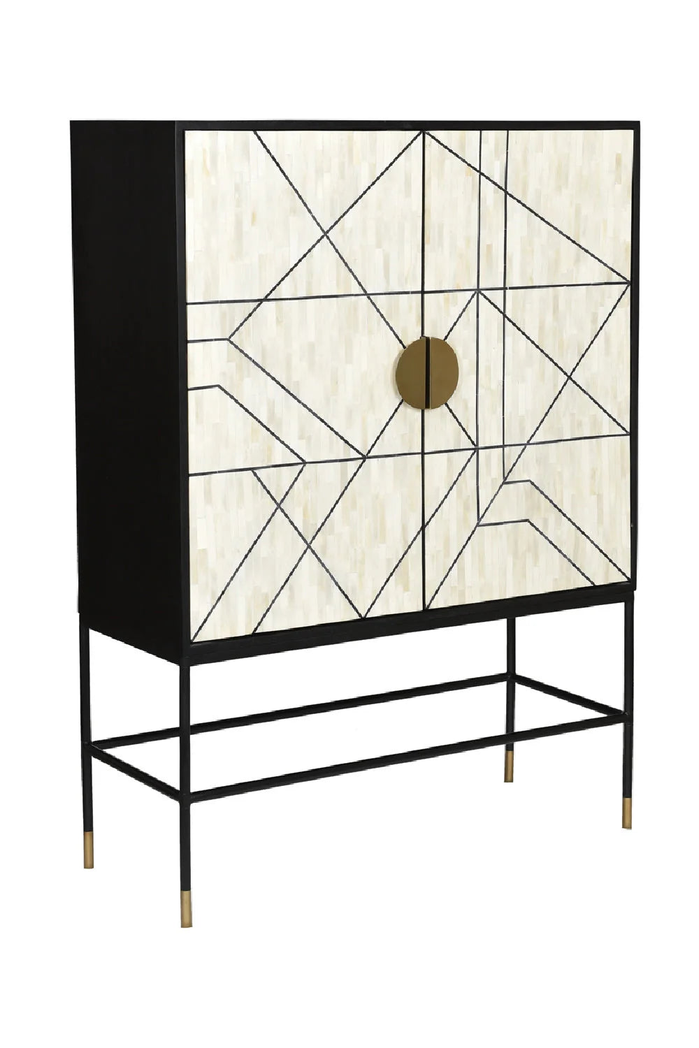 Luxury Handcrafted Modern Wood Cabinet European Style for Villa