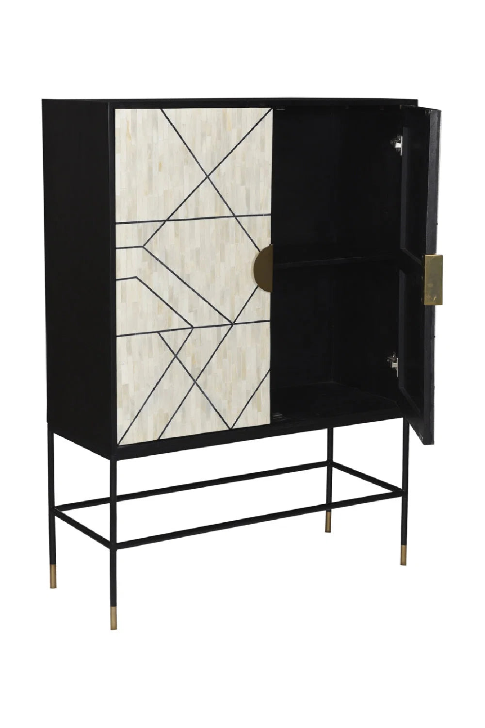 Luxury Handcrafted Modern Wood Cabinet European Style for Villa