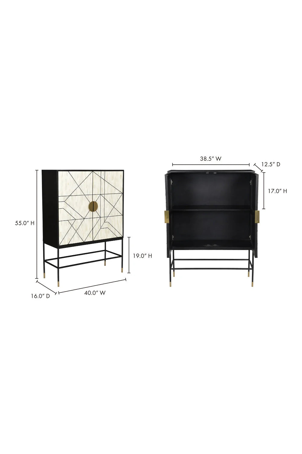 Luxury Handcrafted Modern Wood Cabinet European Style for Villa