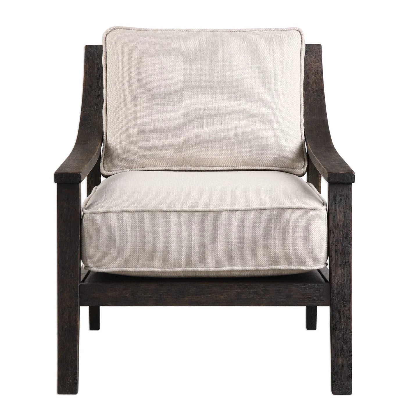 Luxury Hardwood Lounge Chair Modern Italian Style for Villa