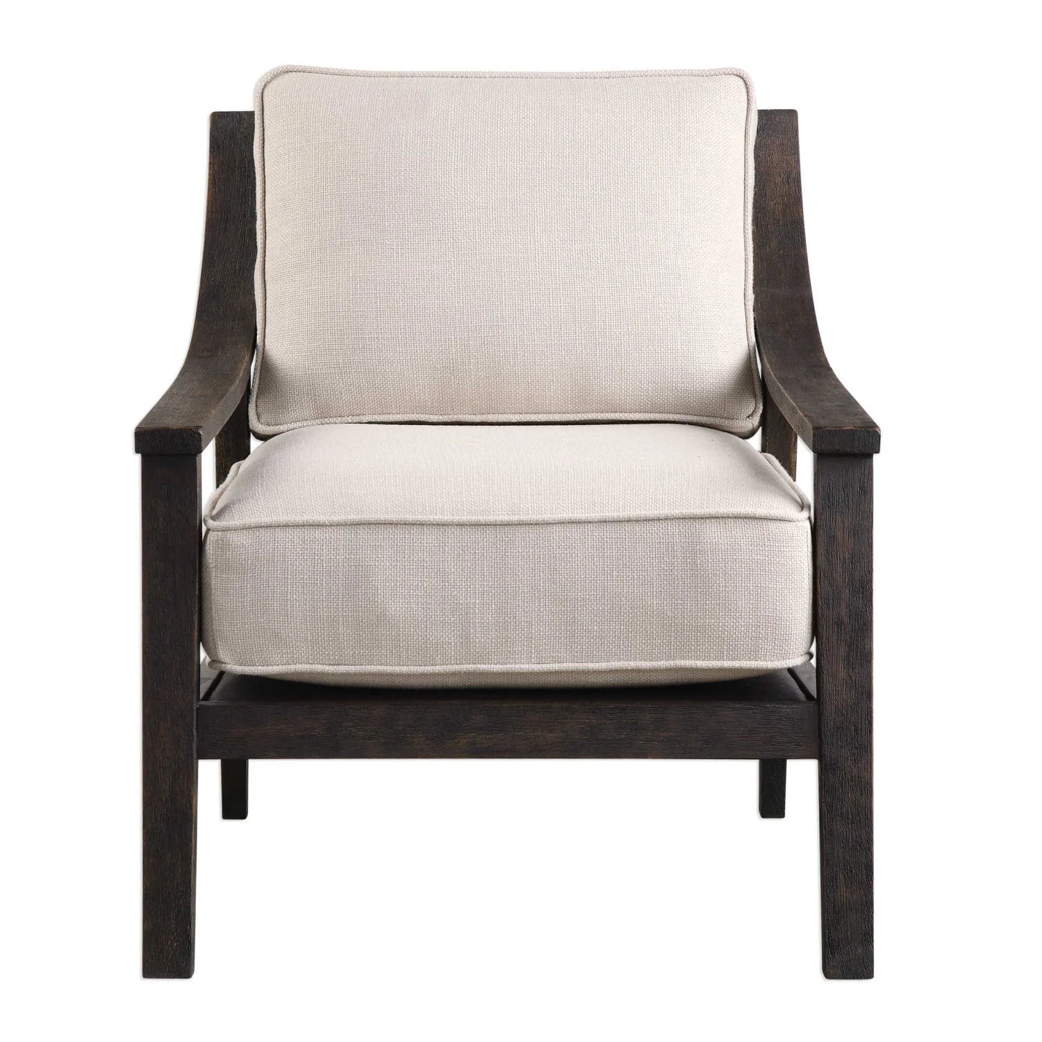 Luxury Hardwood Lounge Chair Modern Italian Style for Villa