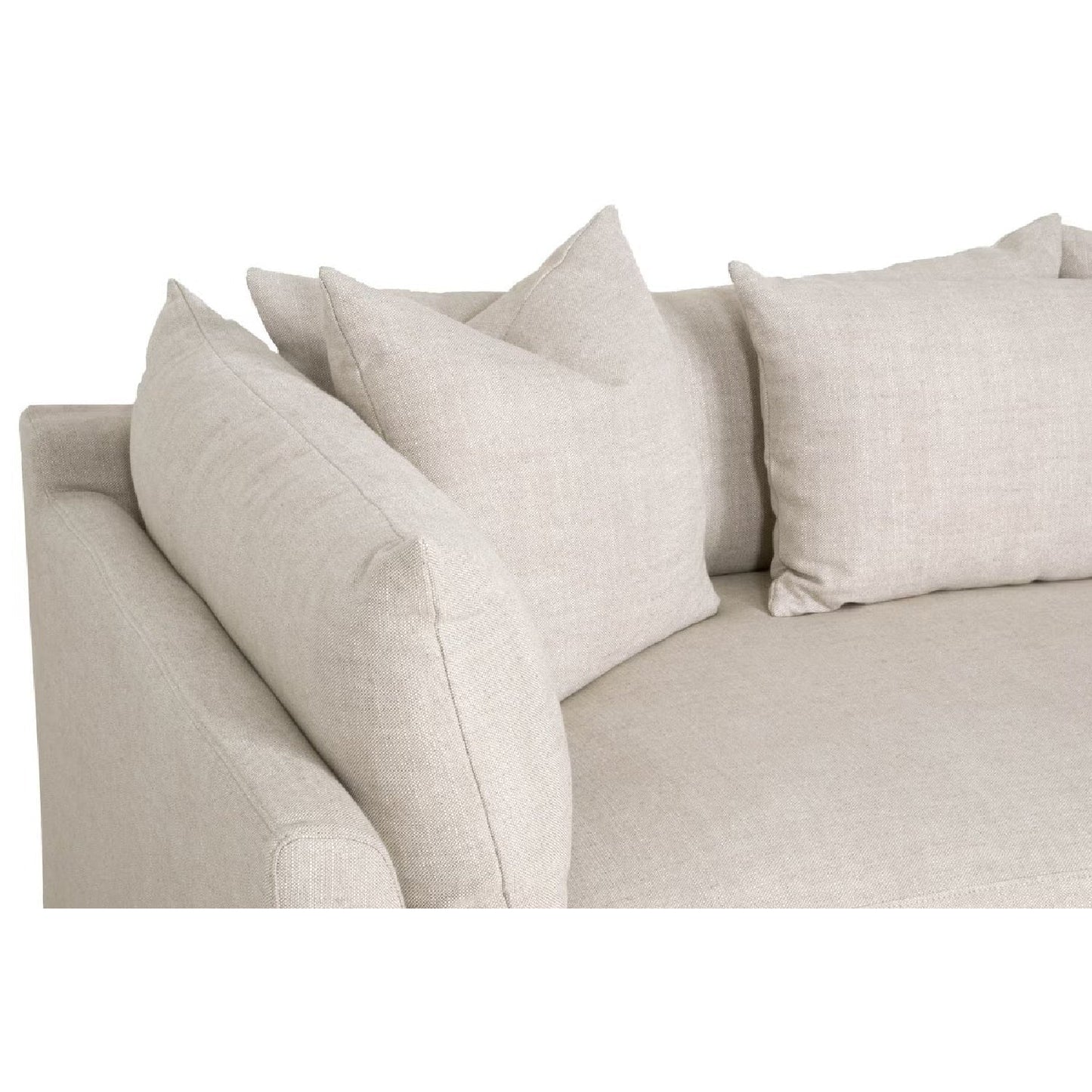 Luxury Haven Fabric Sectional Sofa Modern Italian Style for Villa