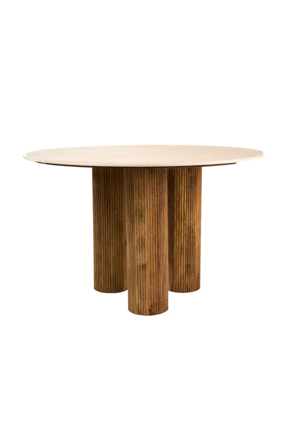Luxury Hayden Marble Round Dining Table Modern Italian Style for Villa