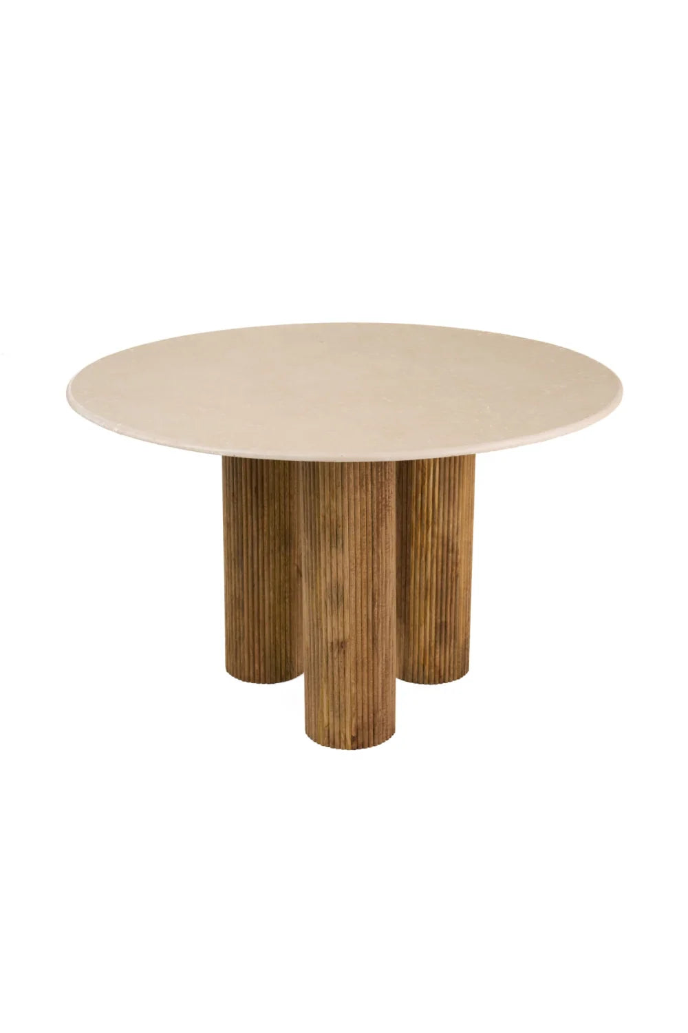 Luxury Hayden Marble Round Dining Table Modern Italian Style for Villa