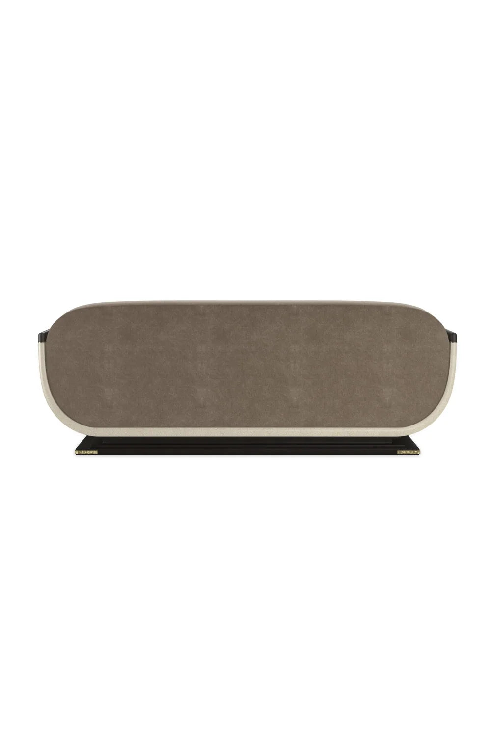 Luxury Helena Fabric Scooped Frame Sofa Modern Italian Style for Villa