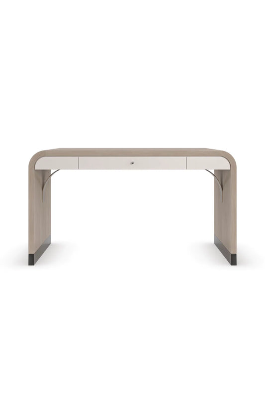 Luxury Herringbone Patterned Modern Desk European Style for Villa