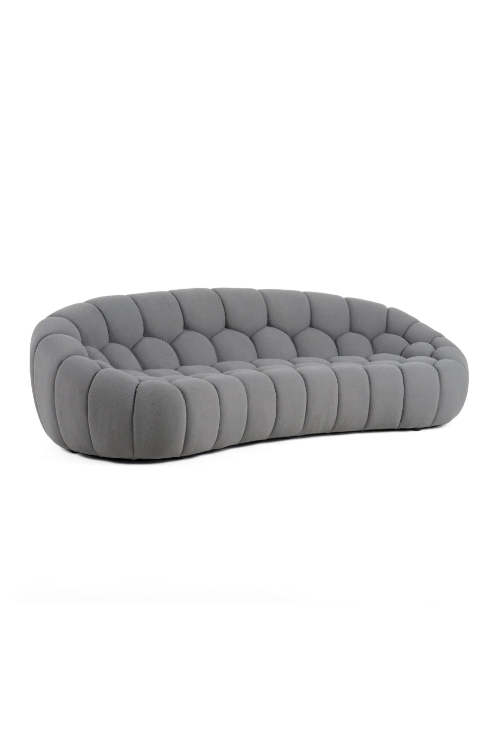 Luxury Hexagonal Tufted Curved Sofa Modern Italian Style for Villa