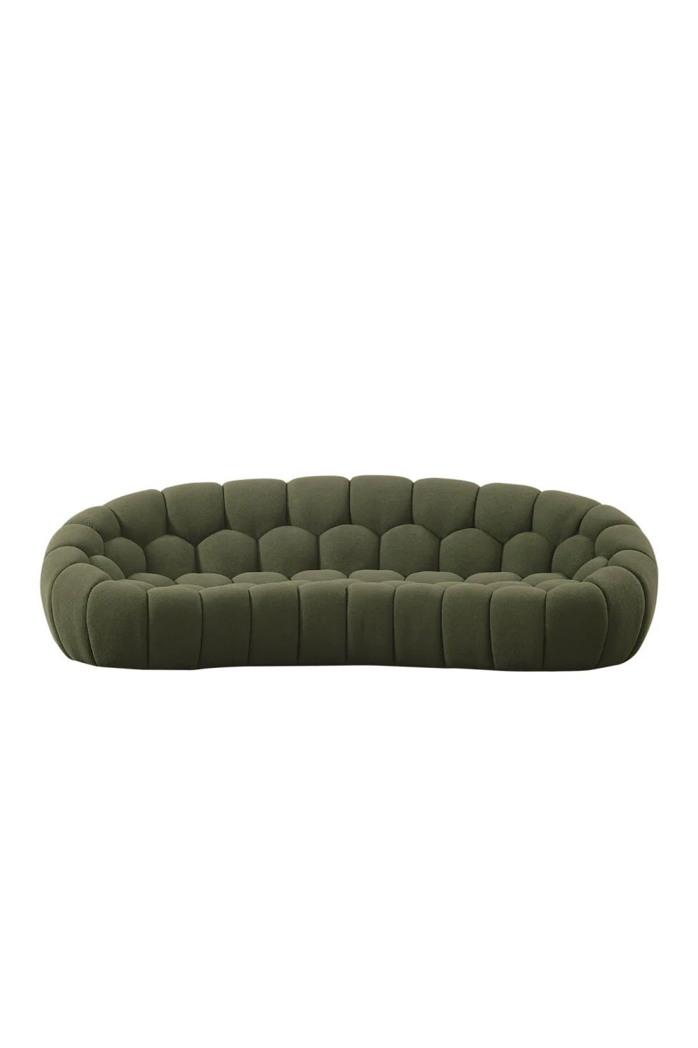 Luxury Hexagonal Tufted Curved Sofa Modern Italian Style for Villa