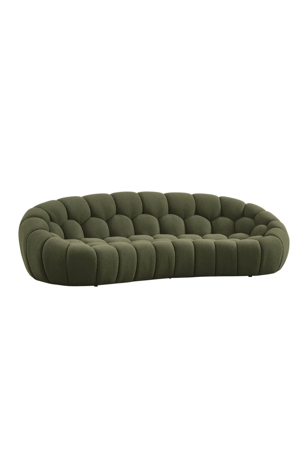Luxury Hexagonal Tufted Curved Sofa Modern Italian Style for Villa