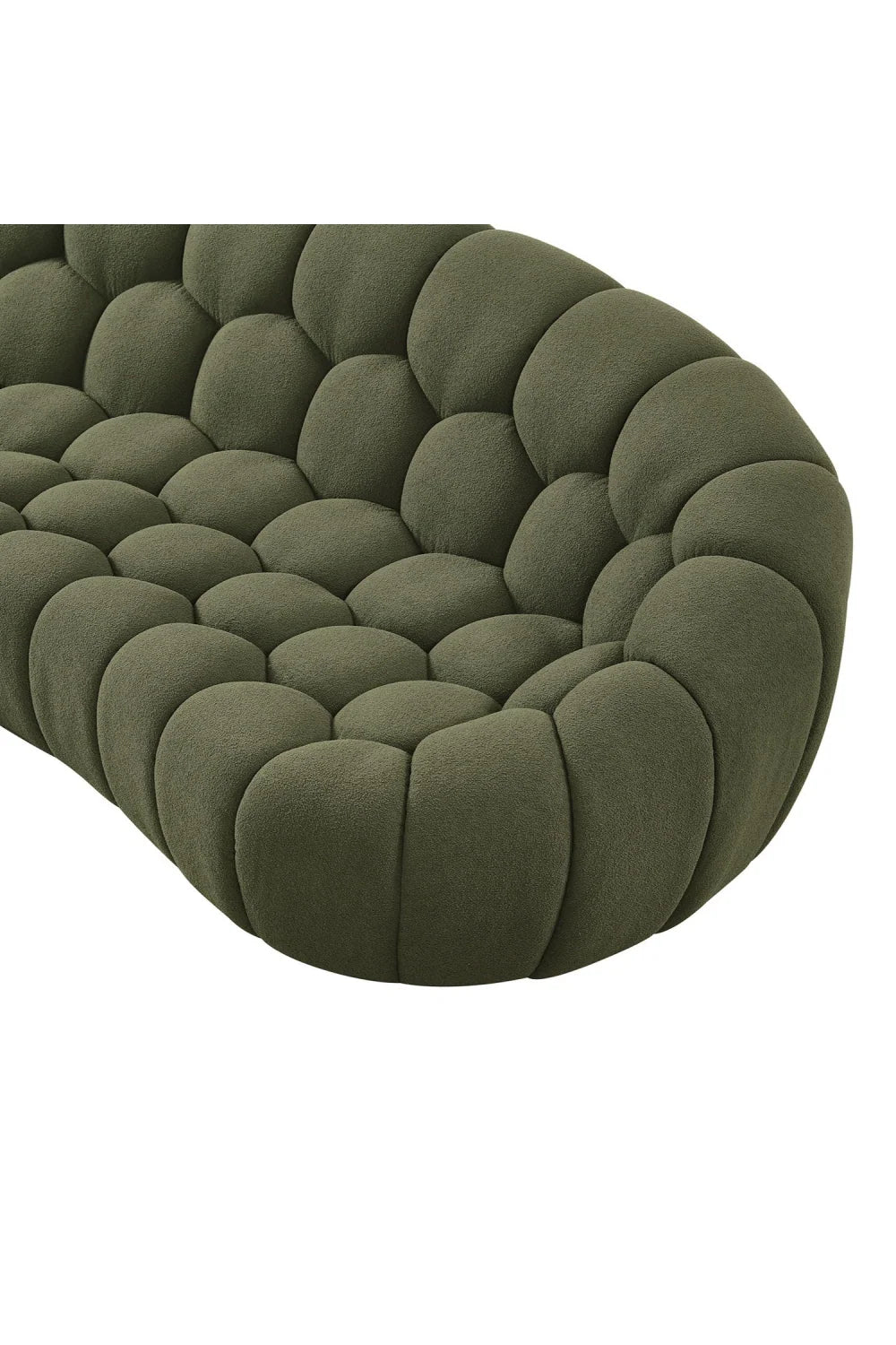 Luxury Hexagonal Tufted Curved Sofa Modern Italian Style for Villa