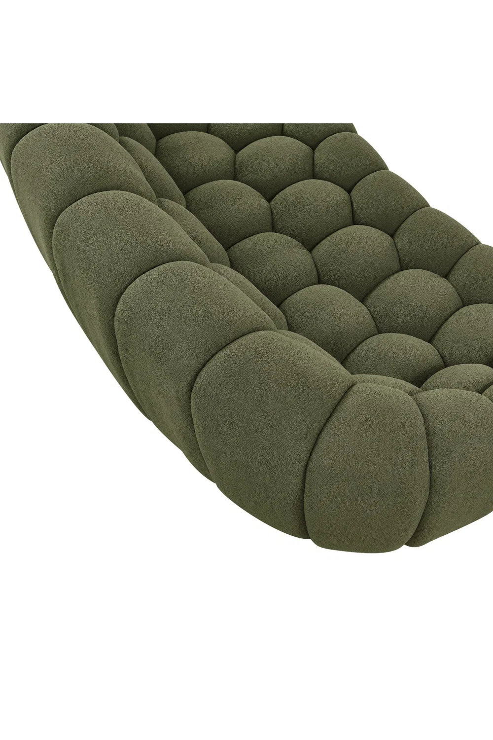 Luxury Hexagonal Tufted Curved Sofa Modern Italian Style for Villa