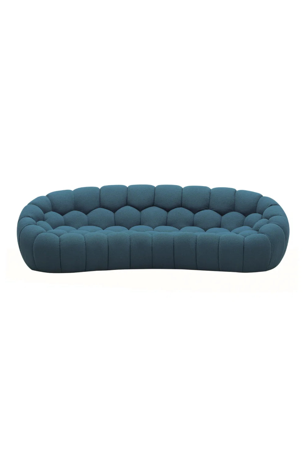 Luxury Hexagonal Tufted Curved Sofa Modern Italian Style for Villa