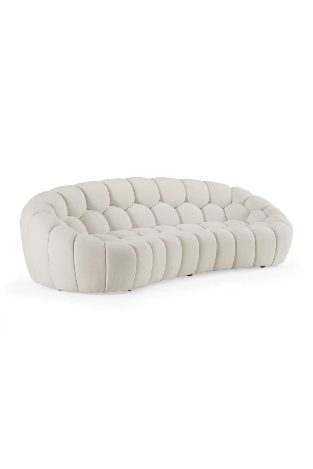 Luxury Hexagonal Tufted Curved Sofa Modern Italian Style for Villa