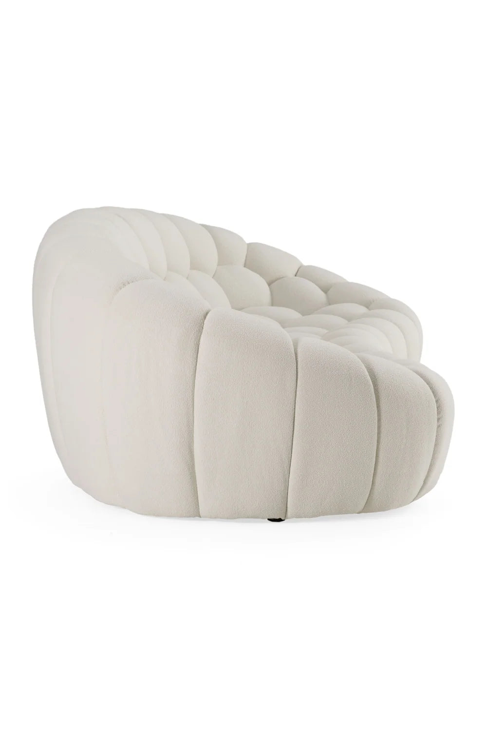 Luxury Hexagonal Tufted Curved Sofa Modern Italian Style for Villa