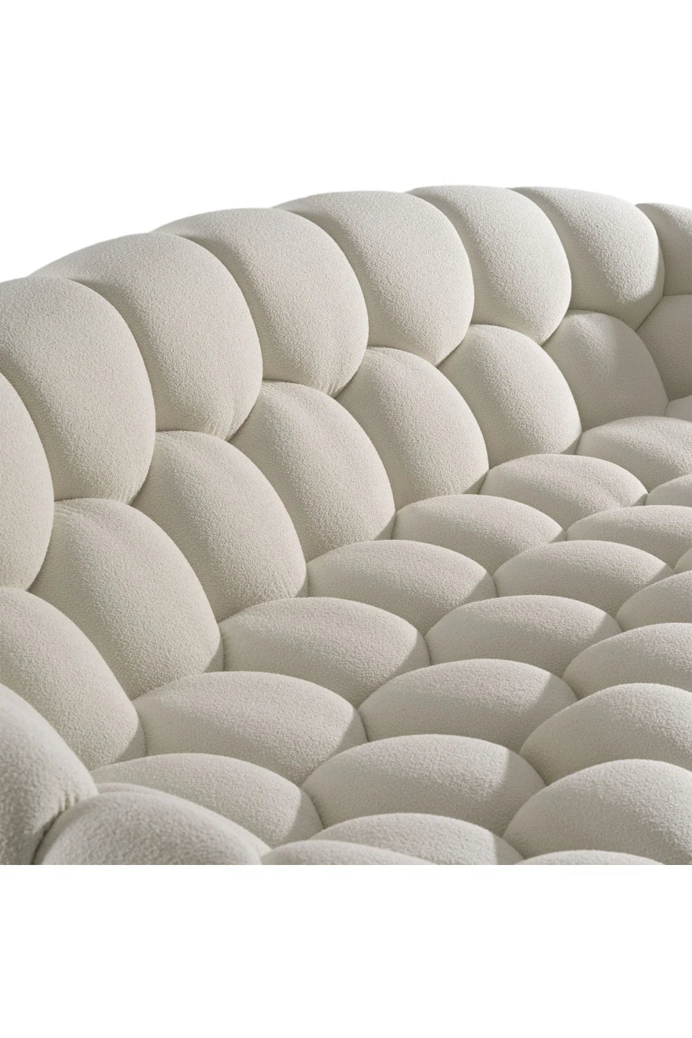 Luxury Hexagonal Tufted Curved Sofa Modern Italian Style for Villa