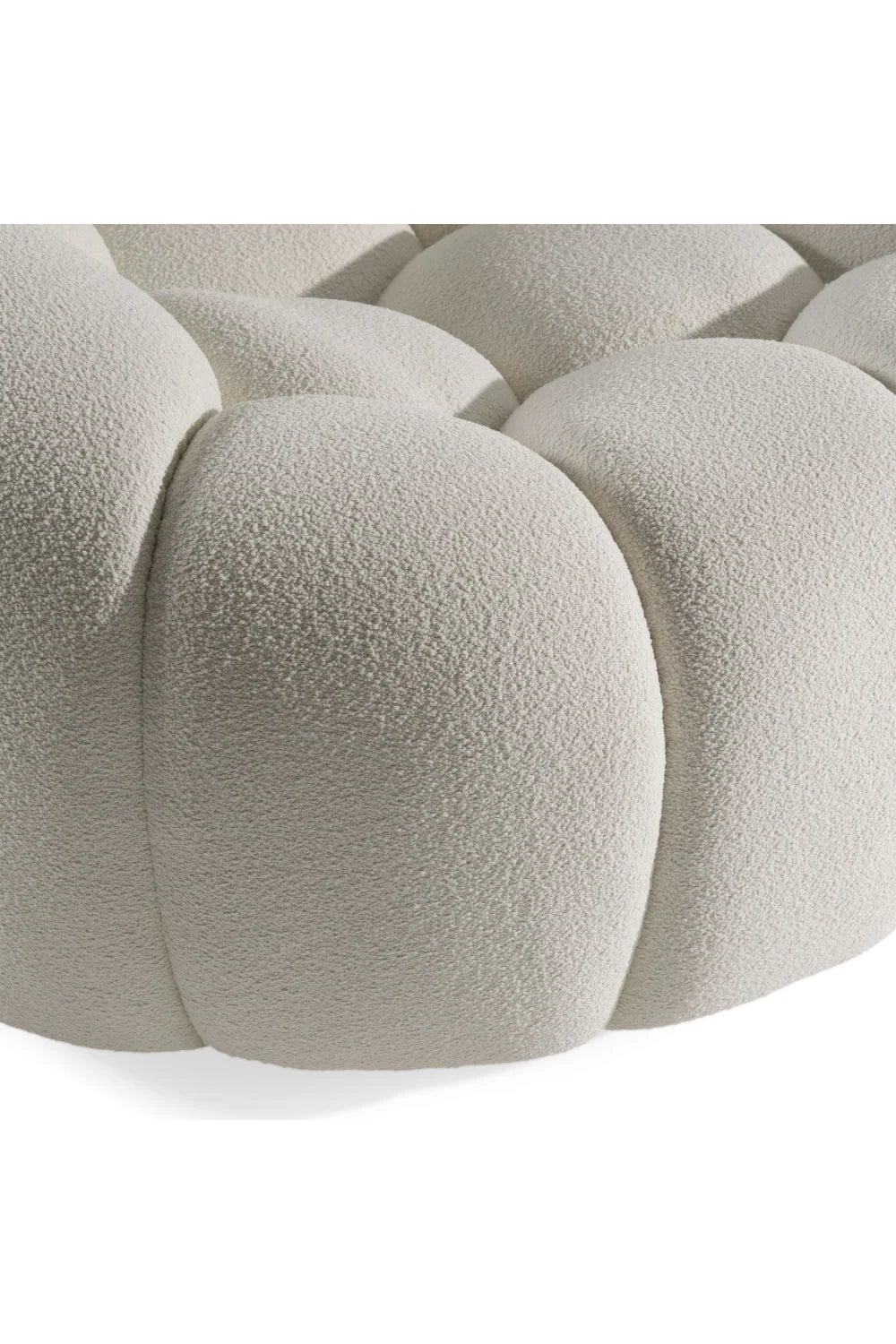 Luxury Hexagonal-Tufted Lounge Chair Modern Italian Style for Villa