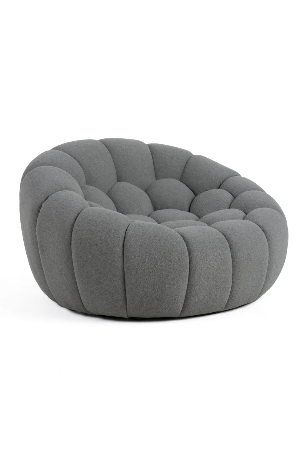 Luxury Hexagonal-Tufted Lounge Chair Modern Italian Style for Villa